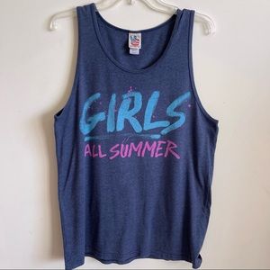 Unisex Junk Food Girls All Summer Graphic Tank Sz L